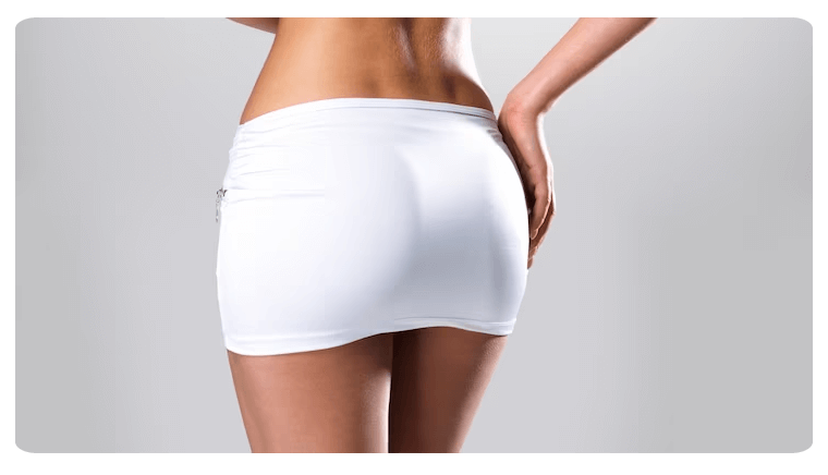 Larger buttock appearance